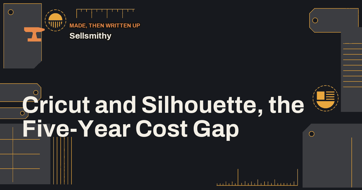 Cricut and Silhouette, the Five-Year Cost Gap