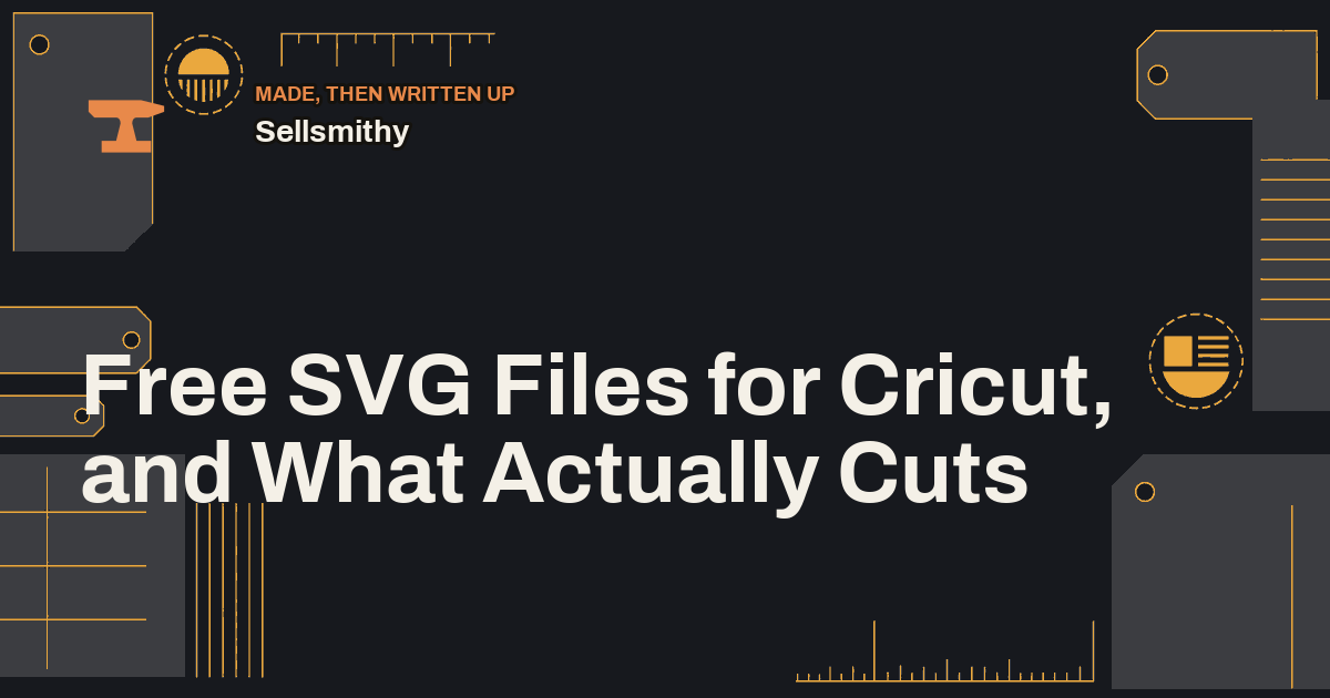 Free SVG Files for Cricut, and What Actually Cuts