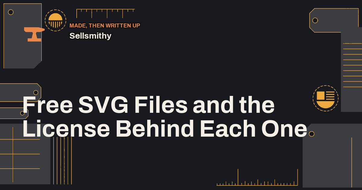 Free SVG Files and the License Behind Each One